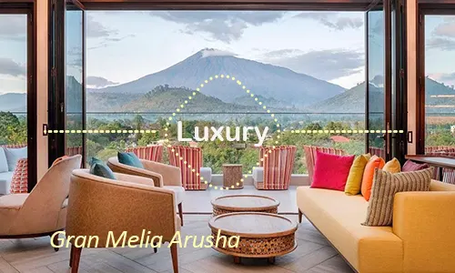 Arrival in Arusha - Gran Melia luxury accommodation