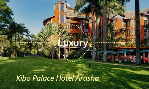 Kibo Palace Arusha luxury room and pool