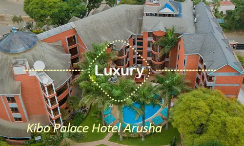 Kibo Palace Arusha luxury hotel pool Tanzania