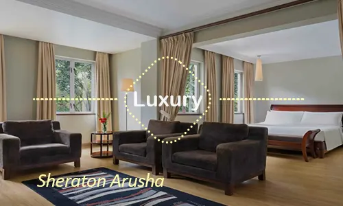 Sheraton Arusha grand lobby and amenities