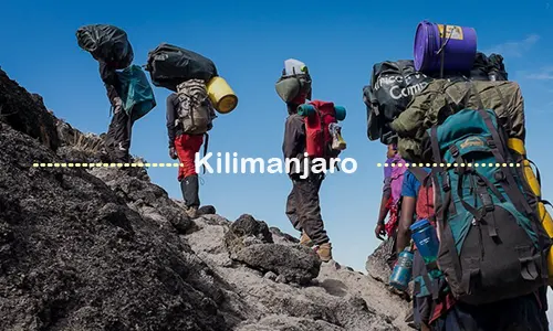 Machame Route scenery on Kilimanjaro
