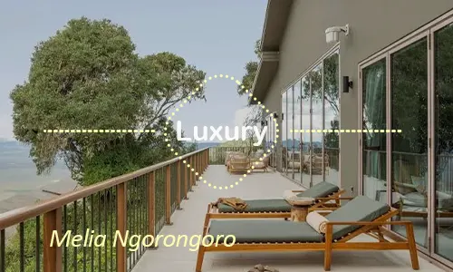 Melia Ngorongoro comfortable rooms and terraces