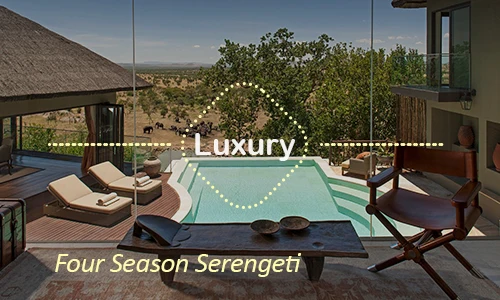 Four Seasons Serengeti luxury villa and pool