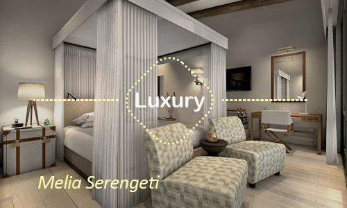 Melia Serengeti central camp luxury tent