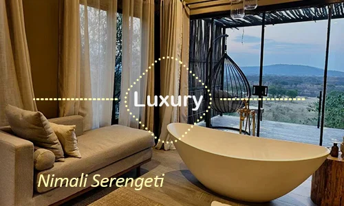Nimali Serengeti luxury camp and game drives