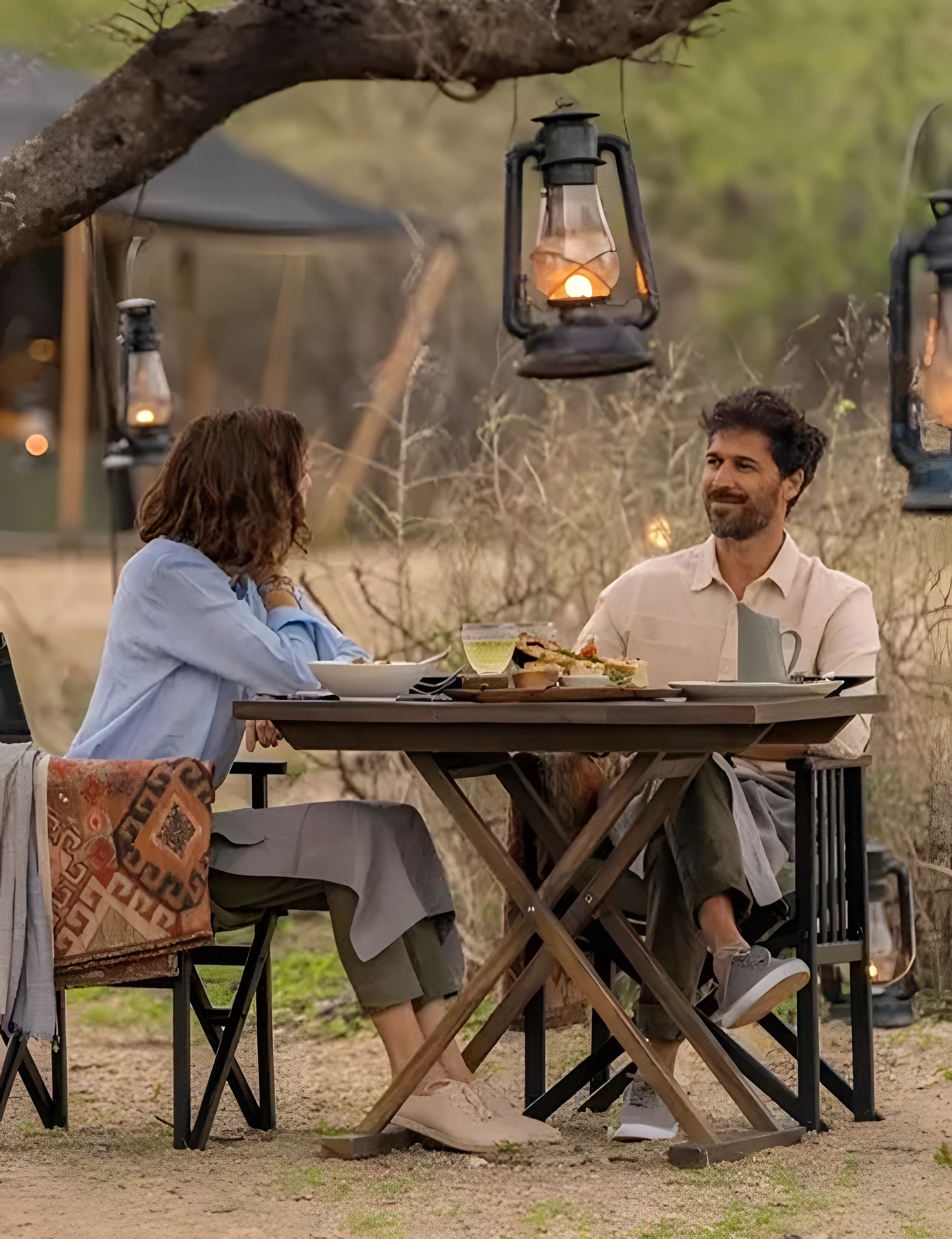 Private game drive vehicle exploring the Serengeti for honeymoon safari