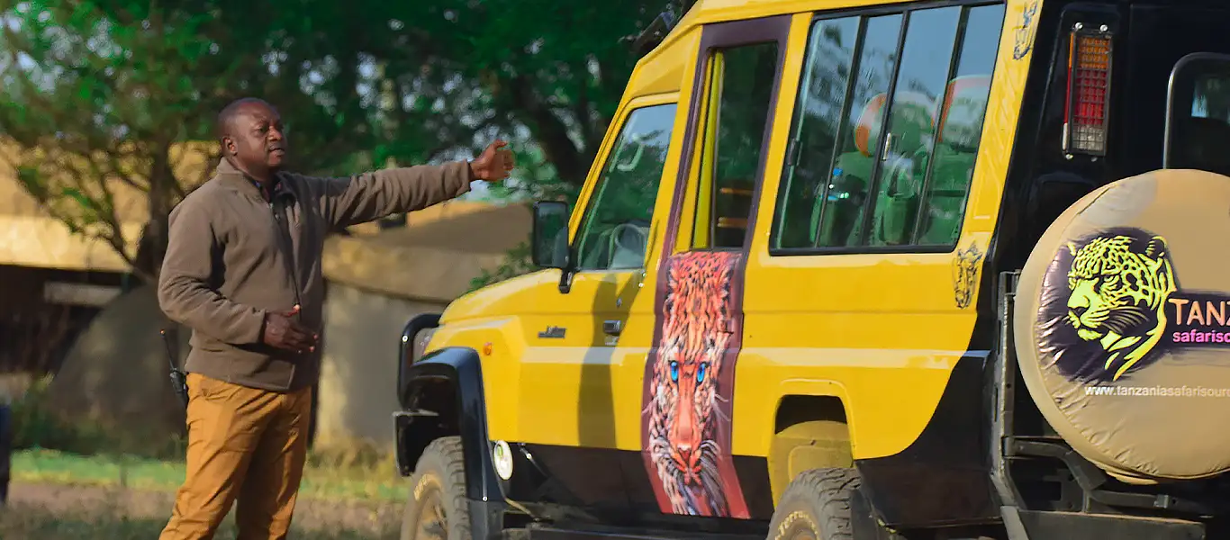 Guests enjoying a private luxury safari in Tanzania